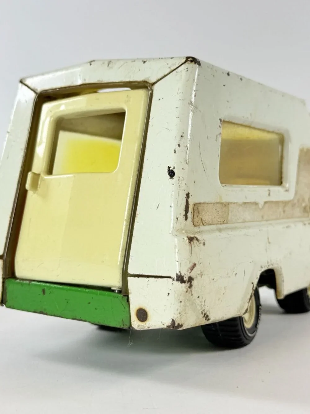 Vintage 1970's Tonka Truck RV 530 Green Camper Motorhome Pressed Steel As Ias